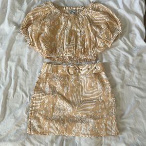 Sabo Luxe Linen Sakura Set. NWT.